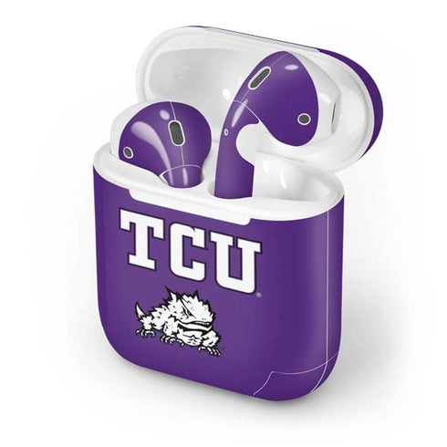 Texas Christian University Mascot Apple AirPods Skin