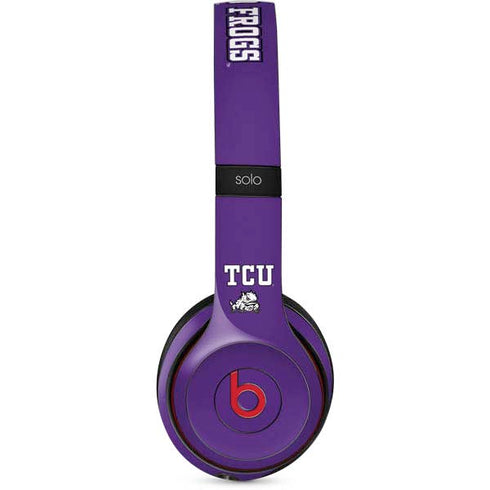 Texas Christian University Mascot Beats Solo 2 Wireless Skin