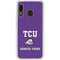 Texas Christian University Mascot Galaxy A20 Clear Case