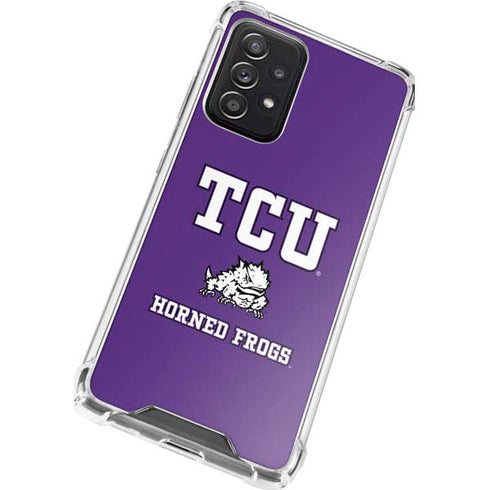 Texas Christian University Mascot Galaxy A52 5G Clear Case