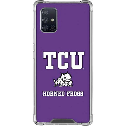 Texas Christian University Mascot Galaxy A71 5G Clear Case