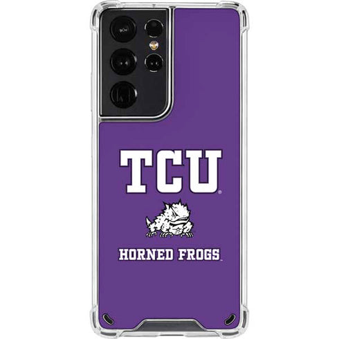 Texas Christian University Mascot Galaxy S21 Ultra 5G Clear Case