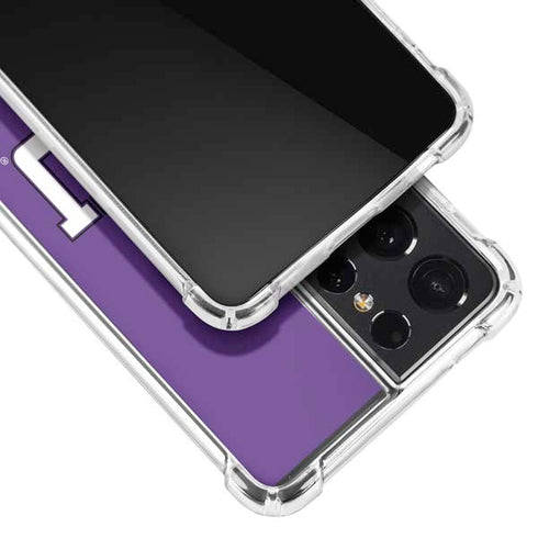 Texas Christian University Mascot Galaxy S21 Ultra 5G Clear Case