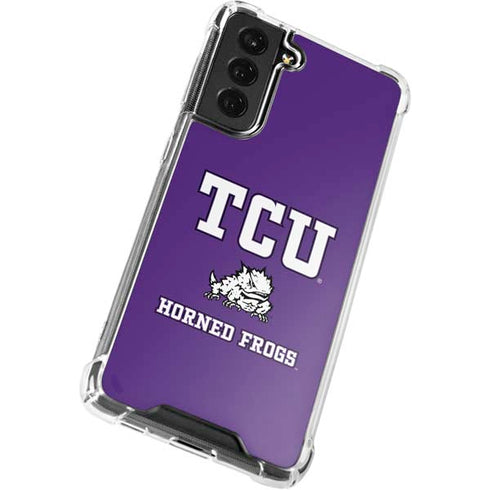 Texas Christian University Mascot Galaxy S22 Plus Clear Case