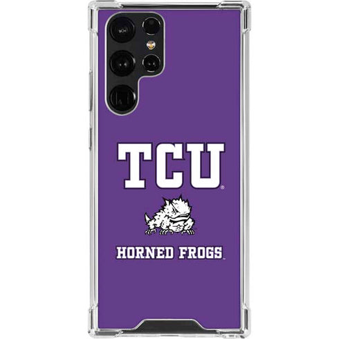 Texas Christian University Mascot Galaxy S22 Ultra Clear Case