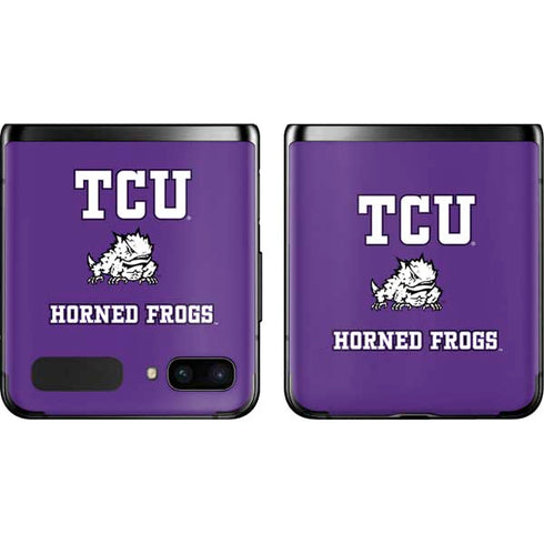 Texas Christian University Mascot Galaxy Z Flip Skin