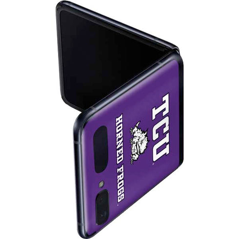 Texas Christian University Mascot Galaxy Z Flip Skin