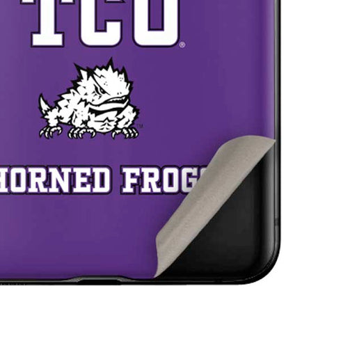 Texas Christian University Mascot Galaxy Z Flip Skin