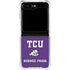 Texas Christian University Mascot Galaxy Z Flip5 5G Clear Case