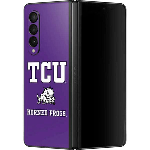 Texas Christian University Mascot Galaxy Z Fold3 5G Skin