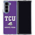 Texas Christian University Mascot Galaxy Z Fold5 5G Clear Case