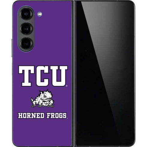 Texas Christian University Mascot Galaxy Z Fold5 5G Skin