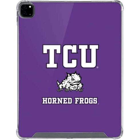 Texas Christian University Mascot iPad Pro 12.9in (2020) Clear Case