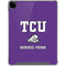 Texas Christian University Mascot iPad Pro 12.9in (2020) Clear Case
