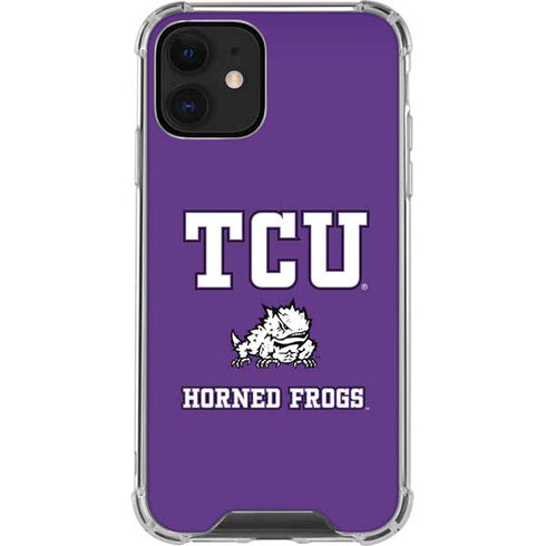 Texas Christian University Mascot iPhone 12 Clear Case