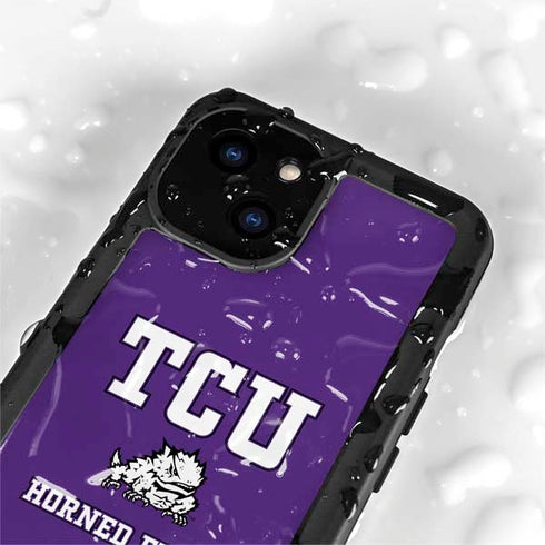 Texas Christian University Mascot iPhone 13 Mini Waterproof Case
