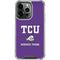 Texas Christian University Mascot iPhone 15 Pro Clear Case