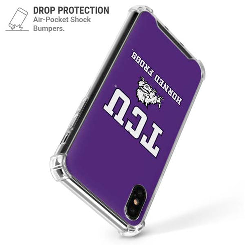 Texas Christian University Mascot iPhone XS Max Clear Case
