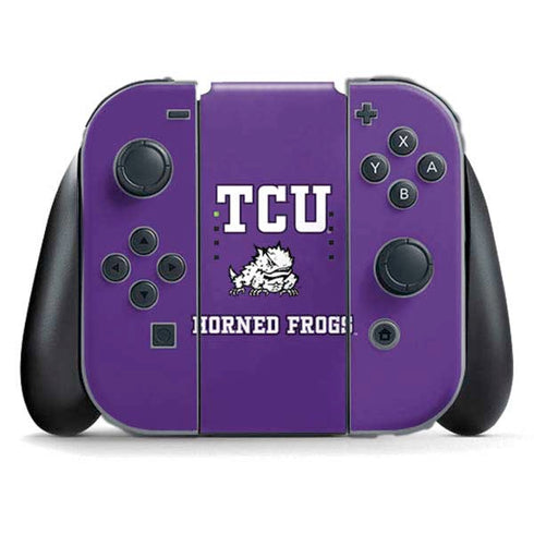 Texas Christian University Mascot Nintendo Switch (2017-2021) Joy-Con Controller Skin