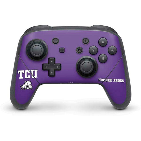 Texas Christian University Mascot Nintendo Switch Pro Controller Skin