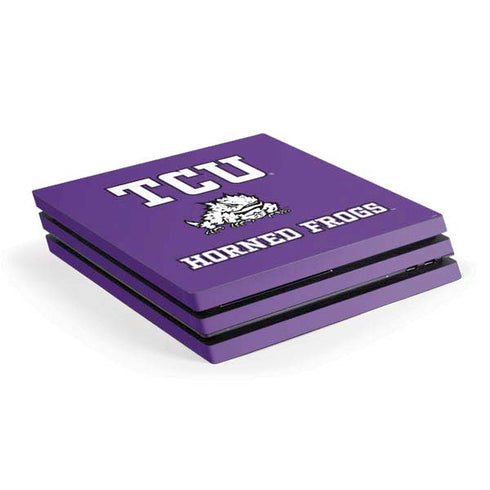 Texas Christian University Mascot PS4 Pro Console Skin