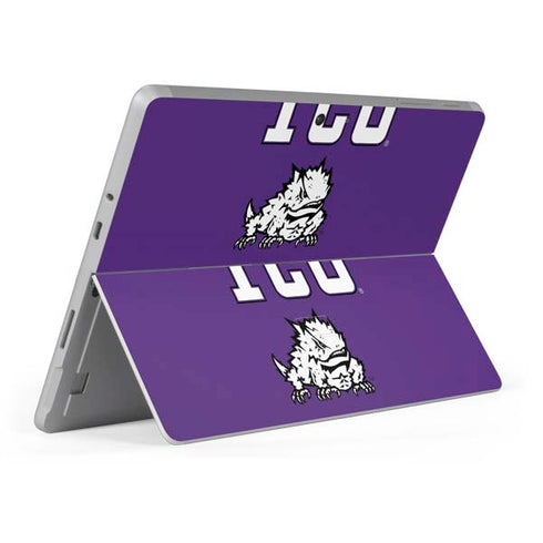 Texas Christian University Mascot Surface Go Skin