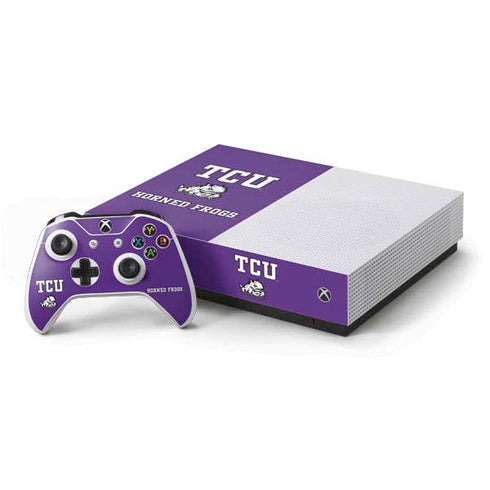 Texas Christian University Mascot Xbox One S All-Digital Edition Bundle Skin