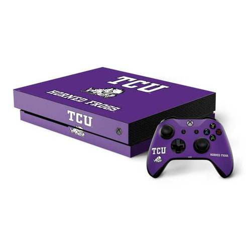 Texas Christian University Mascot Xbox One X Bundle Skin