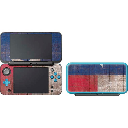Texas Flag Dark Wood Nintendo 2DS XL (2017) Skin