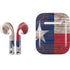 Texas Flag Dark Wood Apple AirPods Skin