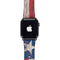 Texas Flag Dark Wood Apple Watch Band 42-44mm