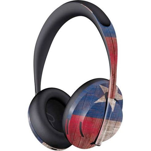Texas Flag Dark Wood Bose Noise Cancelling Headphones 700 Skin