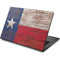 Texas Flag Dark Wood Dell Chromebook Skin