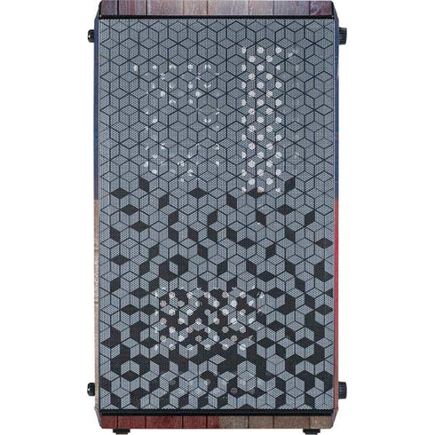 Texas Flag Dark Wood Cooler Master MasterBox Q300L Mini Tower Skin