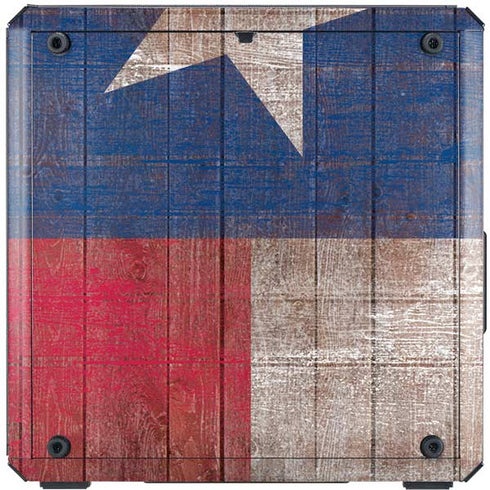 Texas Flag Dark Wood Cooler Master MasterBox Q300L Mini Tower Skin