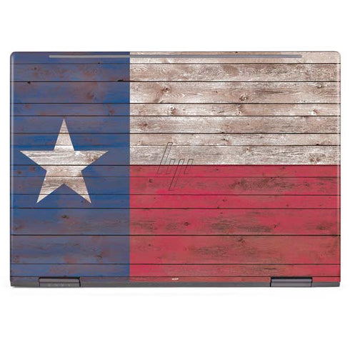 Texas Flag Dark Wood HP Envy Skin