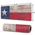 Texas Flag Dark Wood Gaming Mouse Pad