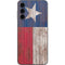 Texas Flag Dark Wood Galaxy A14 5G Skin