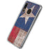 Texas Flag Dark Wood Galaxy A20 Clear Case