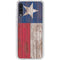 Texas Flag Dark Wood Galaxy A50 Clear Case