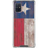 Texas Flag Dark Wood Galaxy A51 5G Clear Case