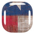 Texas Flag Dark Wood Galaxy Buds Live Skin