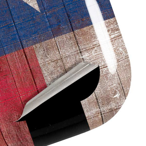 Texas Flag Dark Wood Galaxy Buds Pro Skin