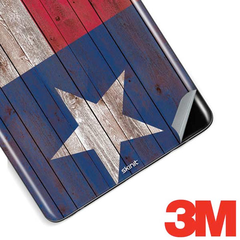 Texas Flag Dark Wood Galaxy Note 8 Skin