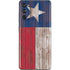 Texas Flag Dark Wood Galaxy S20 Fan Edition Skin