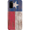 Texas Flag Dark Wood Galaxy S20 Lite Case