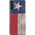 Texas Flag Dark Wood Galaxy S21 Plus 5G Skin