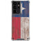 Texas Flag Dark Wood Galaxy S21 Ultra 5G Clear Case