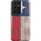 Texas Flag Dark Wood Galaxy S21 Ultra 5G Pro Case