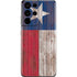 Texas Flag Dark Wood Galaxy S21 Ultra 5G Skin